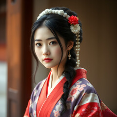 portrait of japanese woman