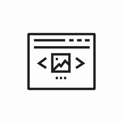 website photo view icon sign vector