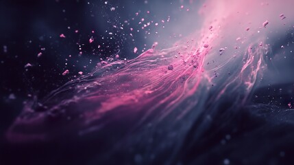 Poster - Abstract Pink and Purple Swirls Texture Background