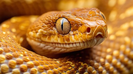 Sticker - Close-up of a Snake's Eye and Scales