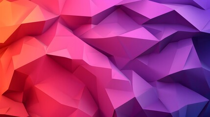 Fototapete - Sparkling digital polygonal mesh in 3D abstract geometric background perfect for creative landing page concepts tech designs website graphics digital art and modern visual templates