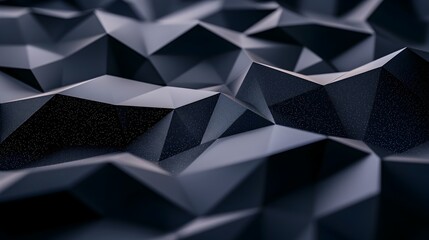 Fototapete - Mesmerizing Abstract 3D Polygonal Mesh Backdrop with Shimmering Sparkles Perfect for Modern Digital Landing Pages Websites Apps and Tech Focused Designs