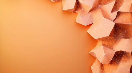 Poster - Mesmerizing Polygonal Mesh Background with Sparkling Geometric Details for Futuristic Visuals and Creative Designs