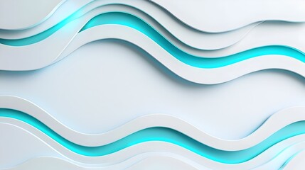 Fototapete - Stunning abstract futuristic background featuring a clean minimalist design with glowing blue and white lines smooth metallic surfaces and a captivating blend of sci fi and modern aesthetics