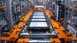 © Meow Creations - Electric Vehicle Battery Pack Assembly Line, Modern Automotive Manufacturing