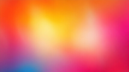 Poster - Abstract Background in Yellow, Orange, Pink, and Blue