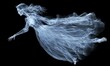 © jambulart - Ghostly figure in a flowing dress.