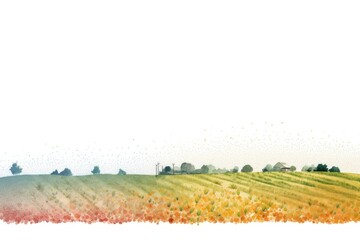 Canvas Print - Land farm agriculture landscape.