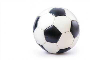 Soccer ball on a white isolated background.