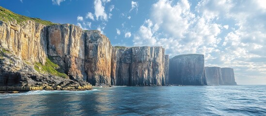 Wall Mural - Majestic Cliffs Along the Coastline