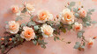 © Fatoniyah - Elegant Floral Arrangement of Pastel-Colored Roses in a Soft Light Setting