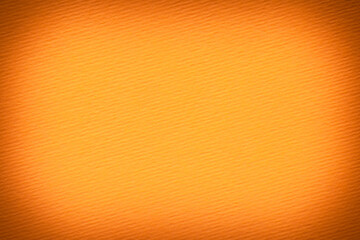 Wall Mural - background for Halloween: striped orange cardboard shadowed at edges