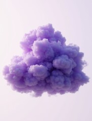 simple dense purple cloud