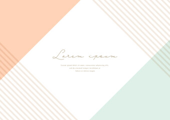Wall Mural - two tone simple stripe background design