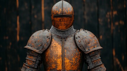 Rusty armor a captivating glimpse into medieval warfare and the art of knightly protection