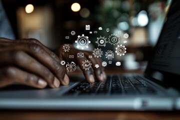Poster - Automated workflows through robotic process automation.