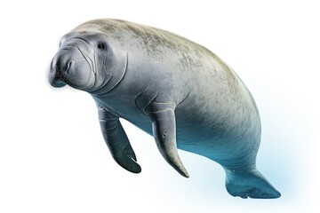 Poster - Manatee manatee animal mammal.