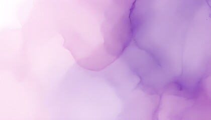 Wall Mural - Light purple abstract watercolor illustration for aquarelle card design, vintage template. Smeared gentle violet gradient watercolor stained paper texture background. colorful watercolor background