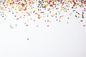 Colorful confetti celebration background