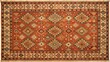 © Arethaawykoff - Warm Terracotta Soumak Rug in Rectangular Shape Perfect for Enhancing Home Interior Decor Style