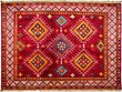 © Arethaawykoff - Vibrant Crimson Moroccan Berber Rug with Intricate Patterns Ideal for Home Decor and Interior Design