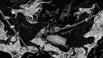 Wall Mural - halloween background wallpaper 
