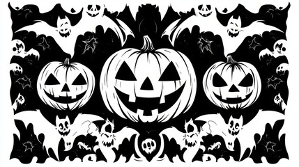 Wall Mural - halloween background wallpaper 
