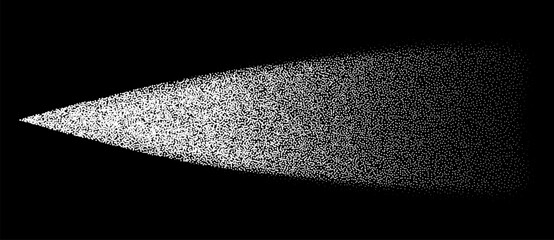 Fototapete - Abstract art background with dots. Stipple effect with chaotic noise. Digital design element like spray diffuse.