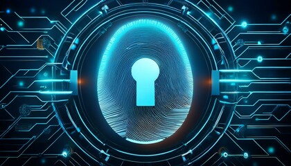 Wall Mural - data protection through encryption