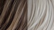 © Suphawan - A split view of hair before and after treatment, showing the dramatic difference between dry, damaged strands and sleek, healthy hair.