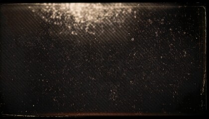 Leinwandbilder - Authentic Vintage Film Strip Texture with Heavy Dust, Scratches, and Grain in Monochrome Black and White for Retro Cinematic Effects, Analogue Photography Projects, and Nostalgic Film Reel Background