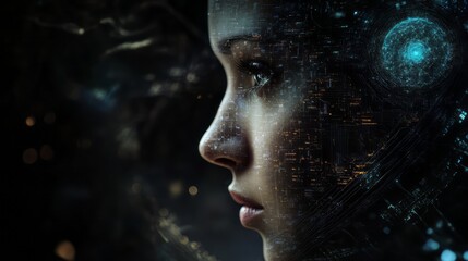 Wall Mural - space in the human mind 40