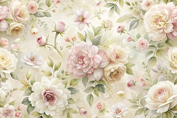  soft floral aerial light background wallpaper pattern