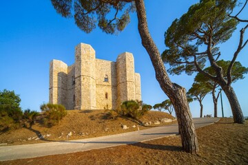 Fortress of Frederick II of Swabia, Castel del Monte, Andria, Western Murge, Barletta, Puliglia, Italy