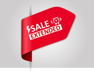 red flat sale web banner for sale extended banner and poster