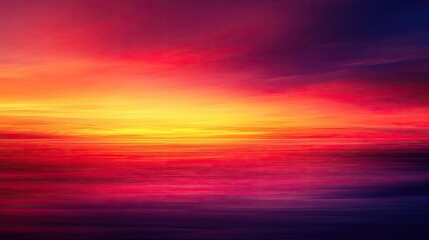 Wall Mural - vibrant sunset sky with hues of red, orange, and purple. ideal for backgrounds, posters, or any proj