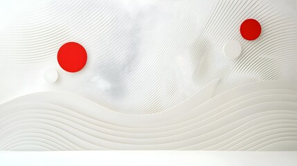 Aufkleber - Smooth curved lines seamlessly blending with soft gradients producing an abstract minimalist design that reflects fluidity and modern simplicity