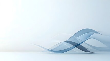Fototapete - Sleek abstract background featuring curved arcs and gradient layers that merge together creating a dynamic and modern design composition that reflects simplicity and motion