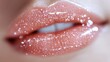 © BlackBird Studio - Sparkling Glossy Lips Close-Up