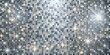 © Theerawat - A silver mosaic wall shimmering with glittering stars, reflecting light and creating a mesmerizing texture