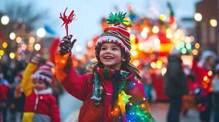 Joyful festival lights