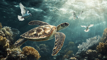 Sea turtle