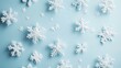 © Sky Layer - seamless background with snowflakes
