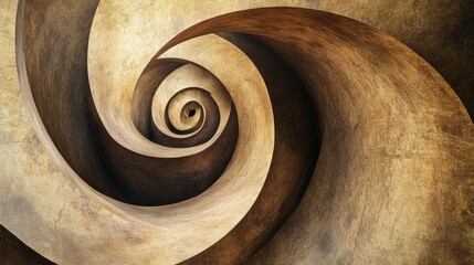 Aufkleber - Tea swirls gracefully form intricate patterns against a backdrop of soft, earthy hues, evoking tranquility and warmth in the design. Generative AI