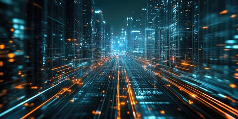 Aufkleber - Digital transformation technology strategy, digitization and digitalization of business processes and data, optimize and automate operations, customer service management,