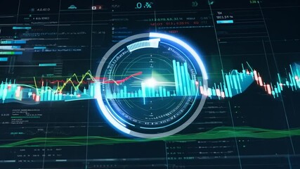 Wall Mural - trades executes data automatically market bot ai piece user behalf intelligence software using artif
