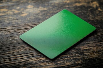 Green Credit Card. Abstract Background for Banking Business Transactions