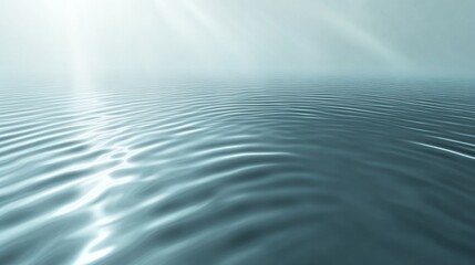 Fototapete - Water background: A subtle water-themed background, with soft ripples, gradients, or abstract patterns, suitable for overlay or design purposes.