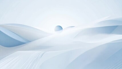 Wall Mural - white background virtual grey animation looping seamless space video design overlay concept light 4k