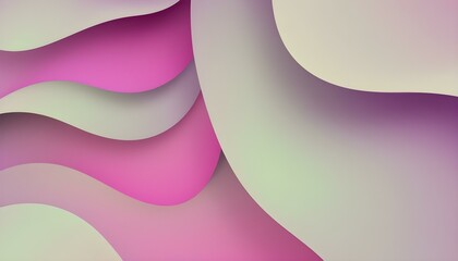 Aufkleber - Abstract background with smooth waves in pink and magenta tones. Elegant geometric banner background. Luxurious Background with Soft Pink and Light Purple Gradient, Transitioning to Burgundy